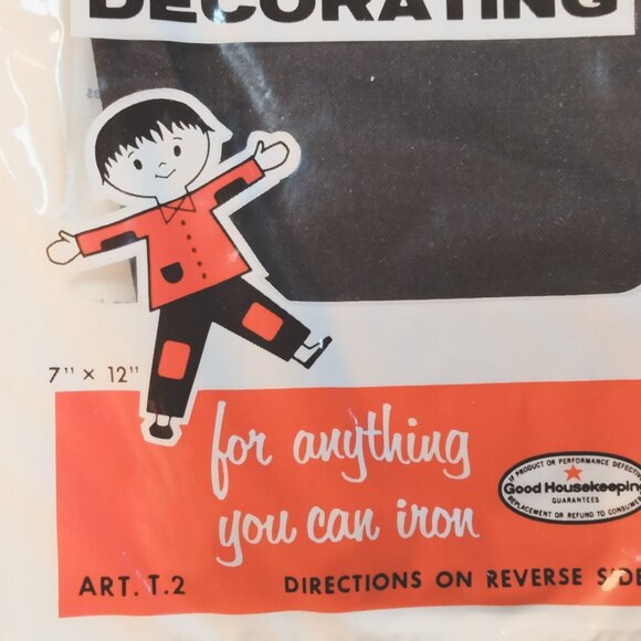 Bondex Iron On Patch Stay On Fabric 7x12 Black  Mending Decorating - Picture 5 of 14